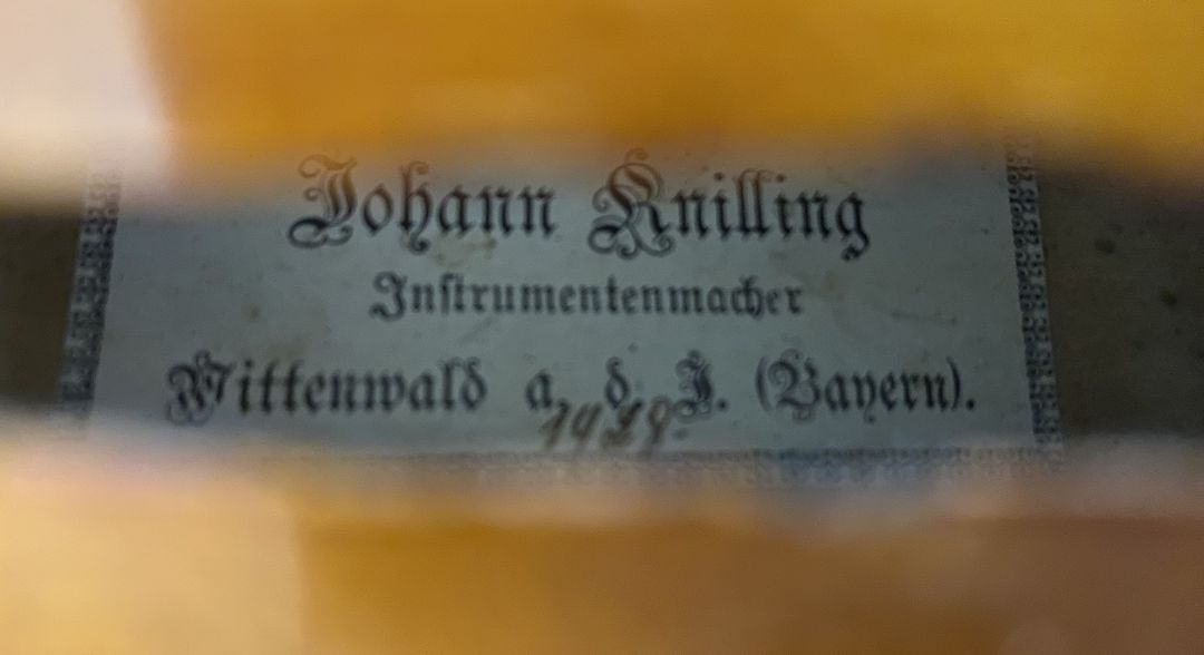 Knilling Johann - Mittenwald Anno 1928 - G-852